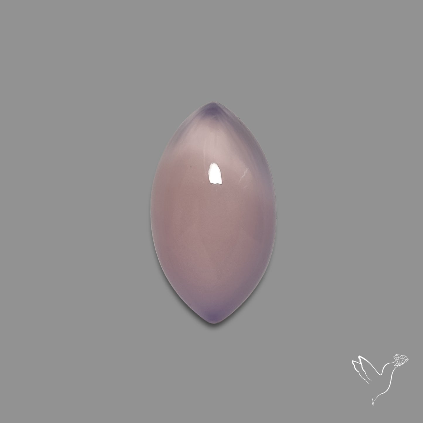 Lavender Chalcedony Cabochon