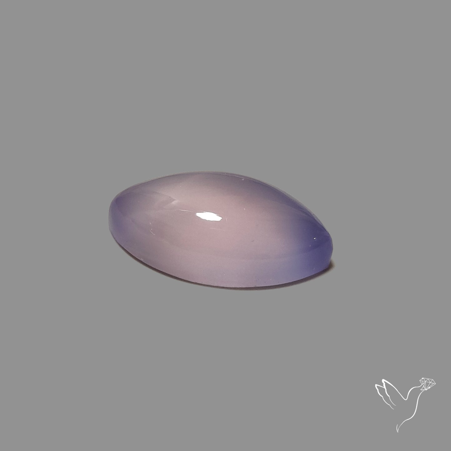 Lavender Chalcedony Cabochon