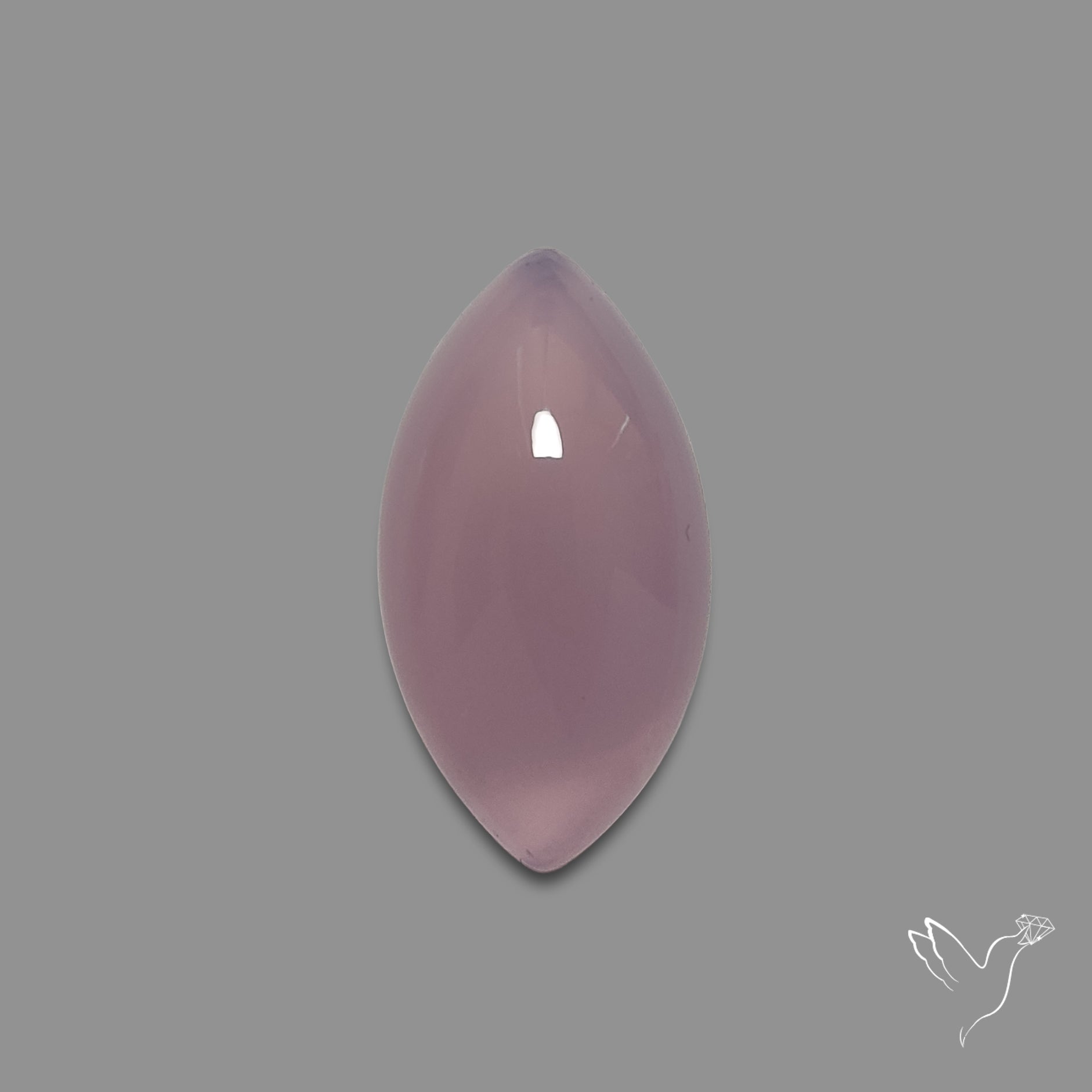 Lavender Chalcedony Cabochon