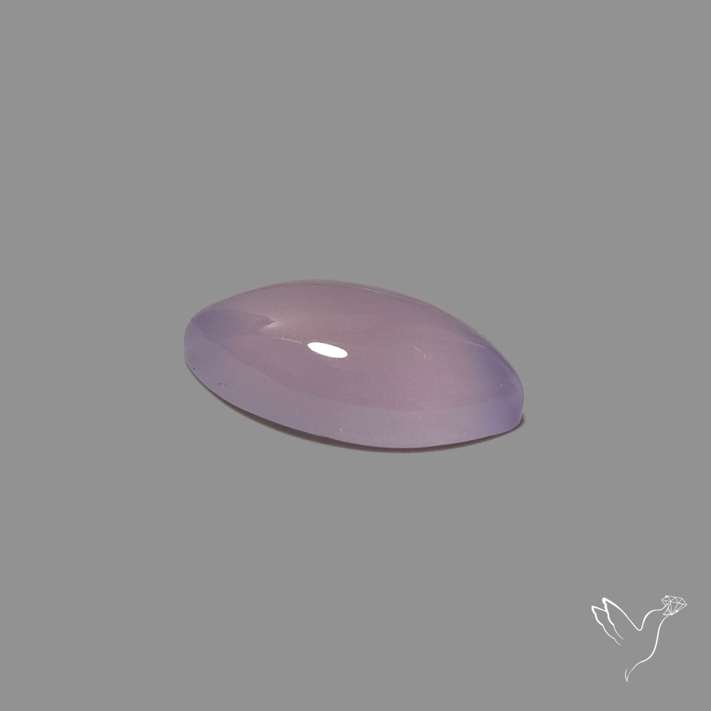 Lavender Chalcedony Cabochon