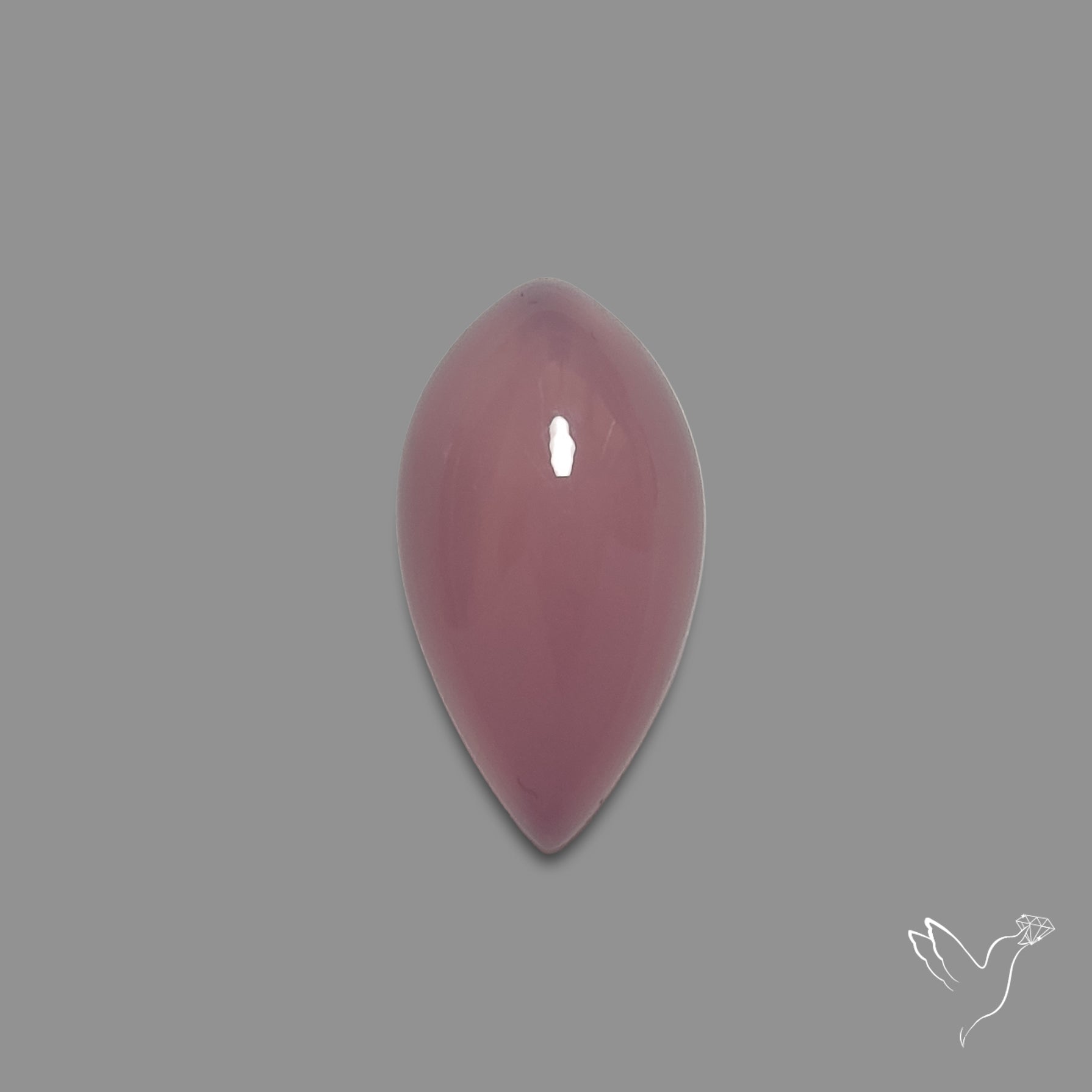 Lavender Chalcedony Cabochon