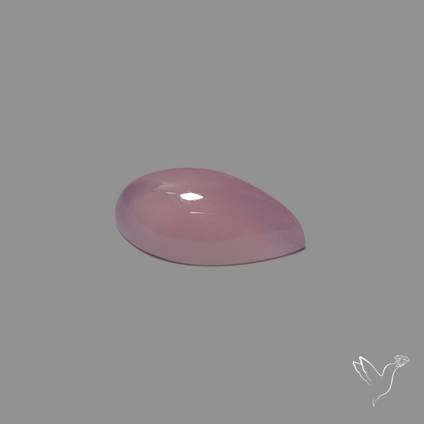 Lavender Chalcedony Cabochon