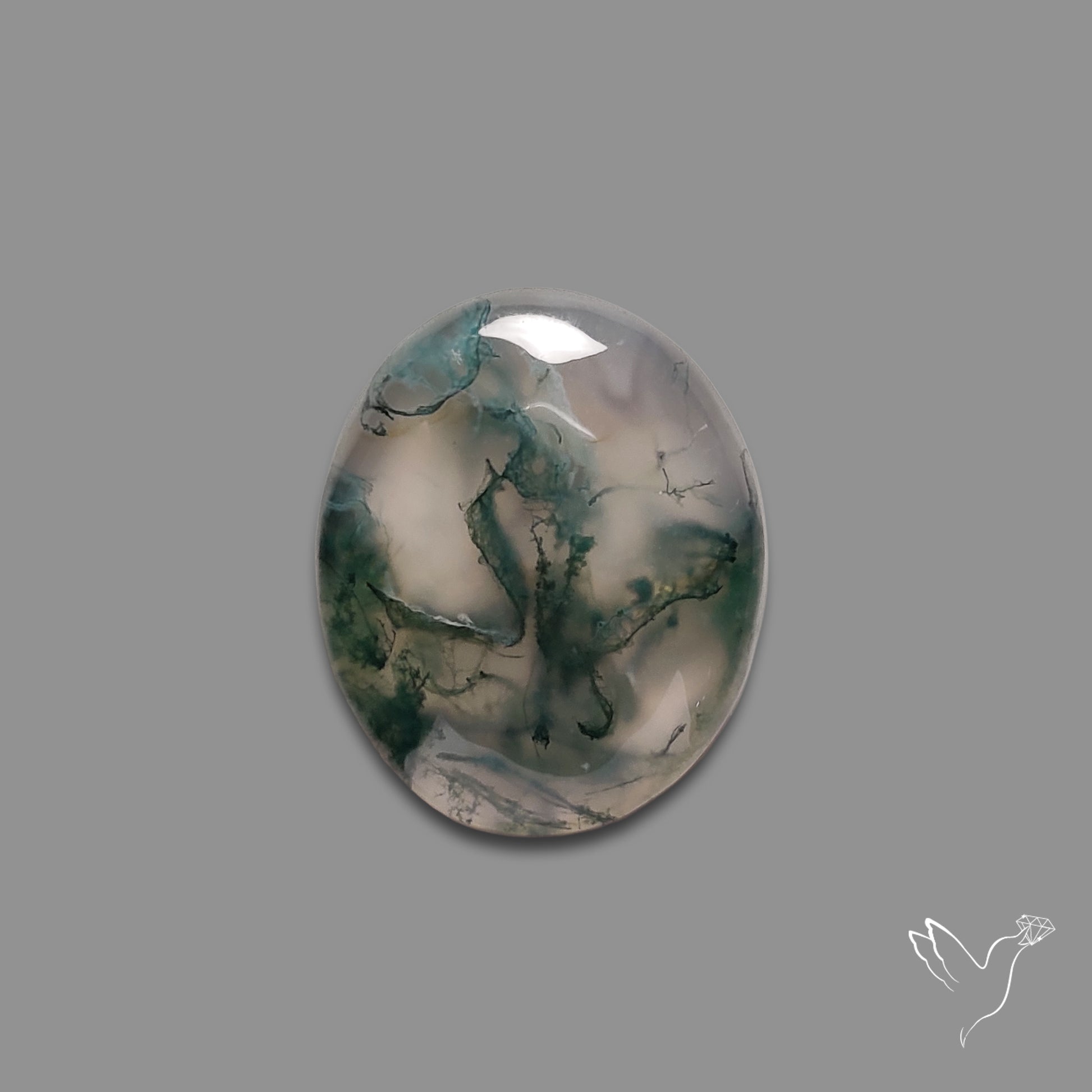 Moss Agate Cabochon