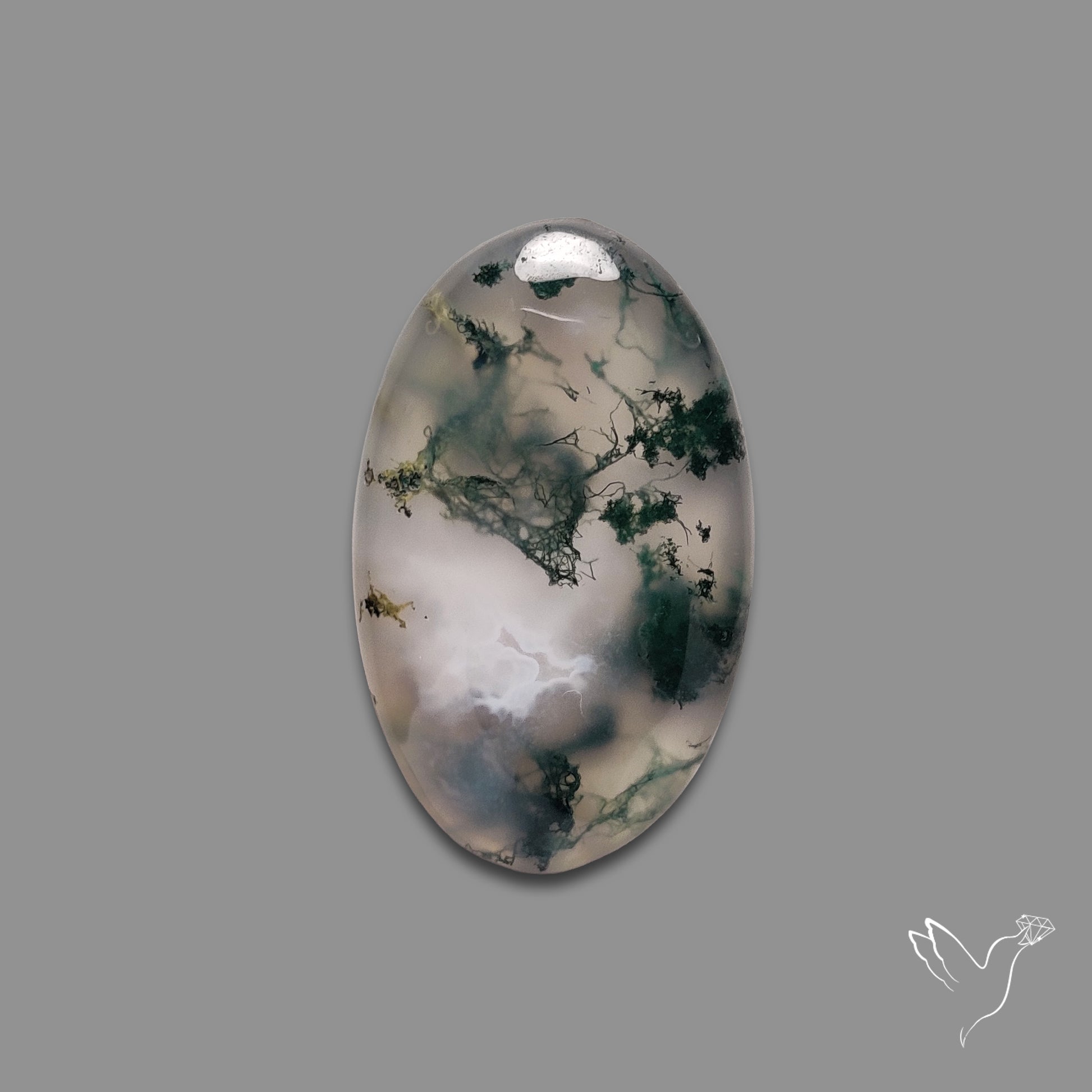 Moss Agate Cabochon