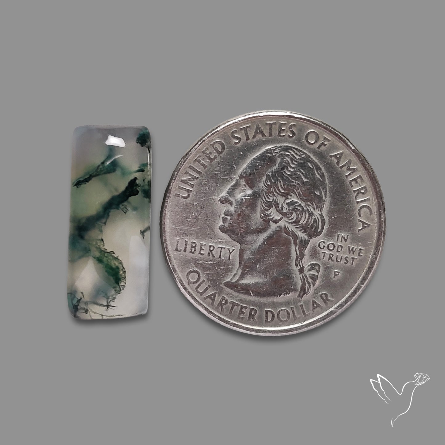 Moss Agate Cabochon