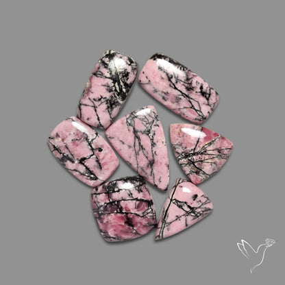 Rhodonite Cabochons Lot