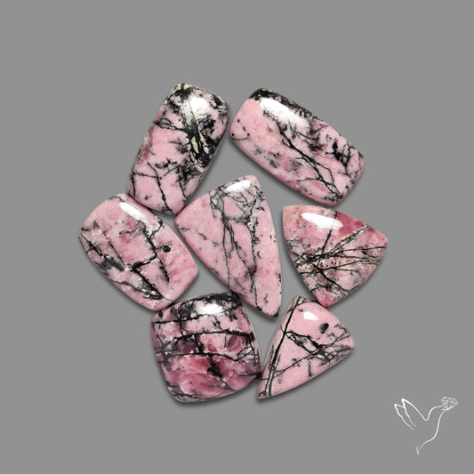 Rhodonite Cabochons Lot