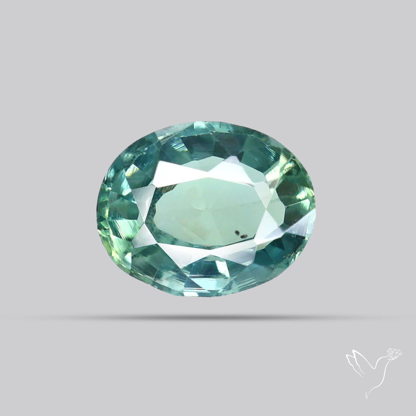 Faceted Australian Green Sapphire