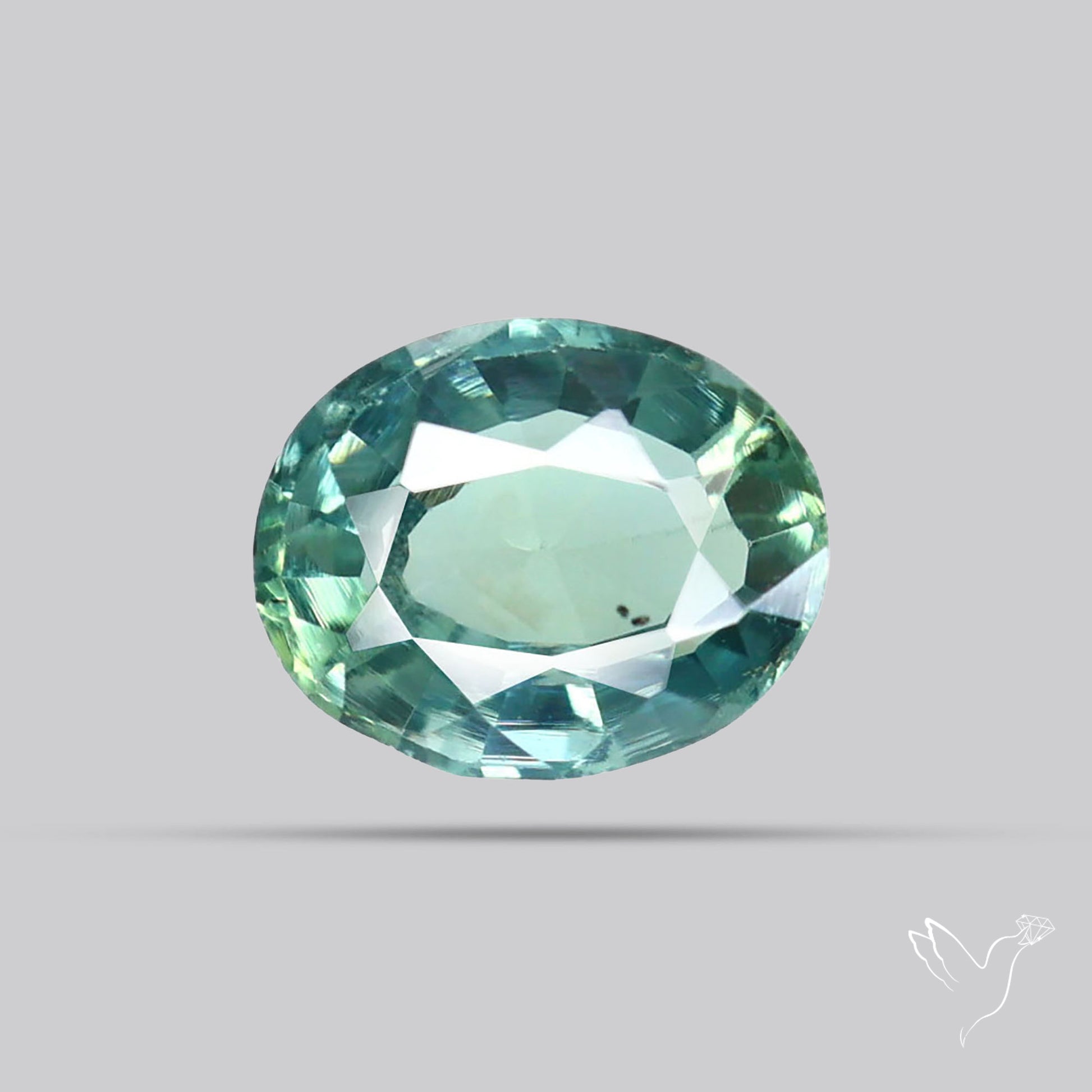Faceted Australian Green Sapphire
