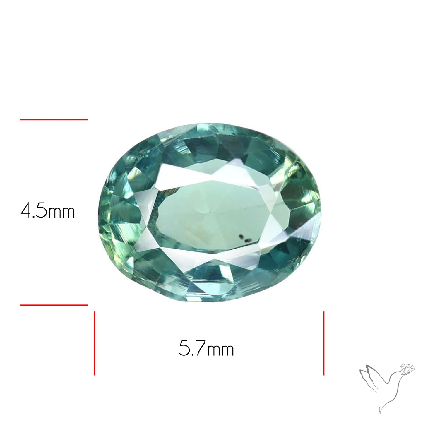 Faceted Australian Green Sapphire