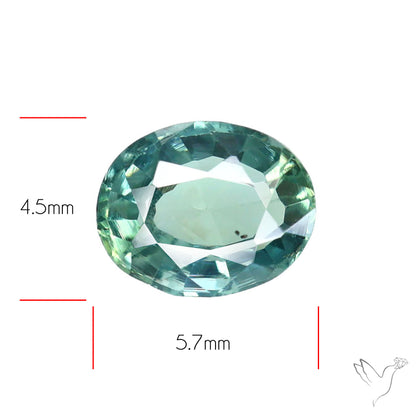Faceted Australian Green Sapphire