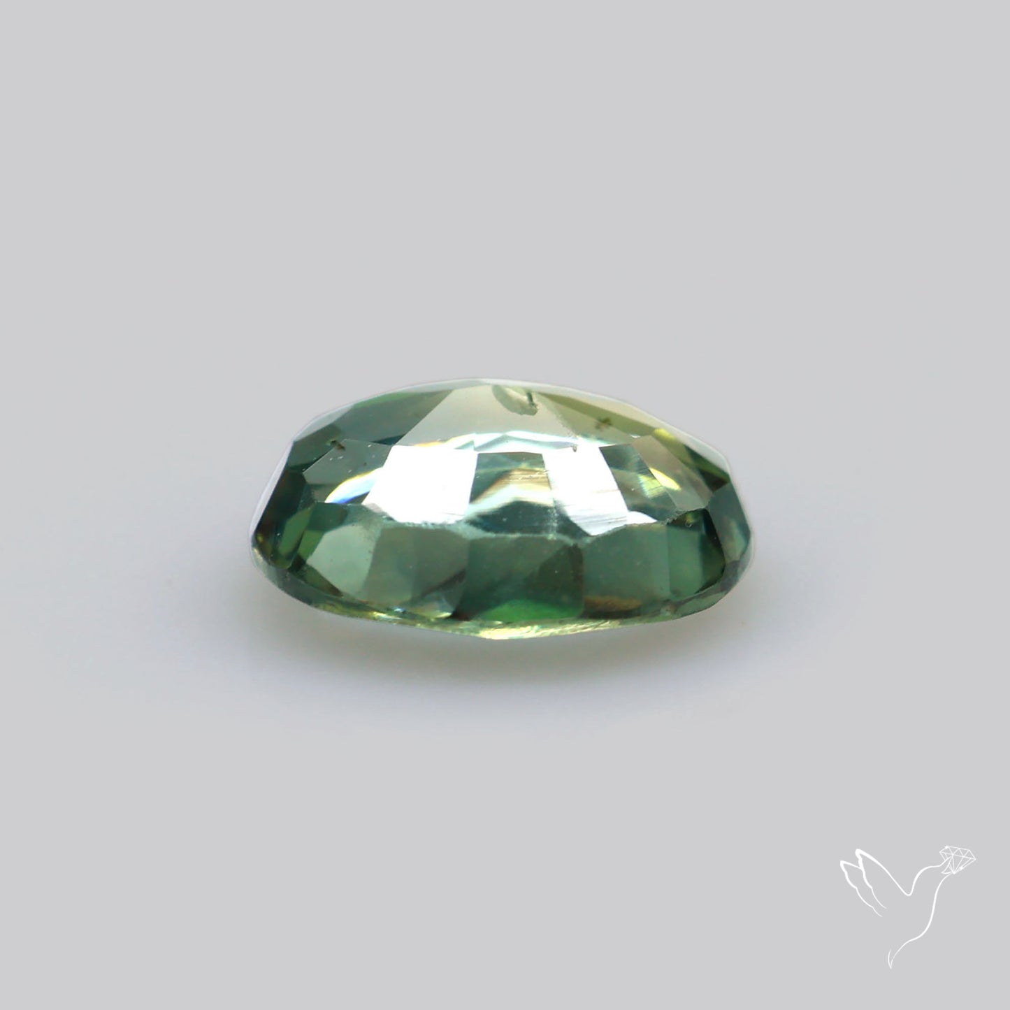 Faceted Australian Green Sapphire