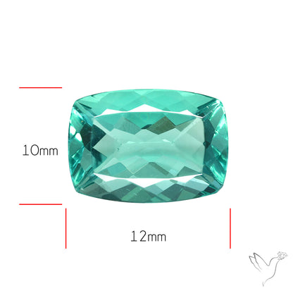 AAA Teal Blue Fluorite Faceted Fine Gemstone