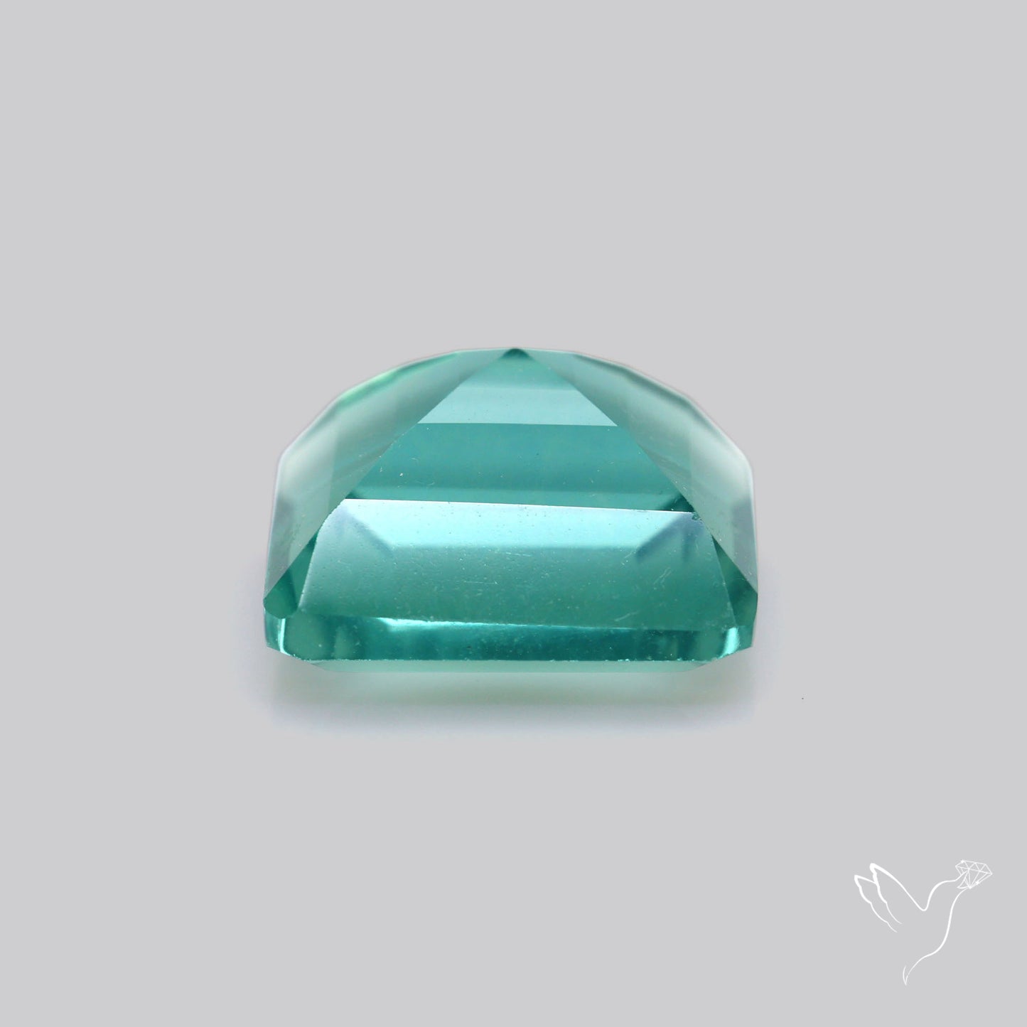 AAA Teal Blue Fluorite Faceted Fine Gemstone