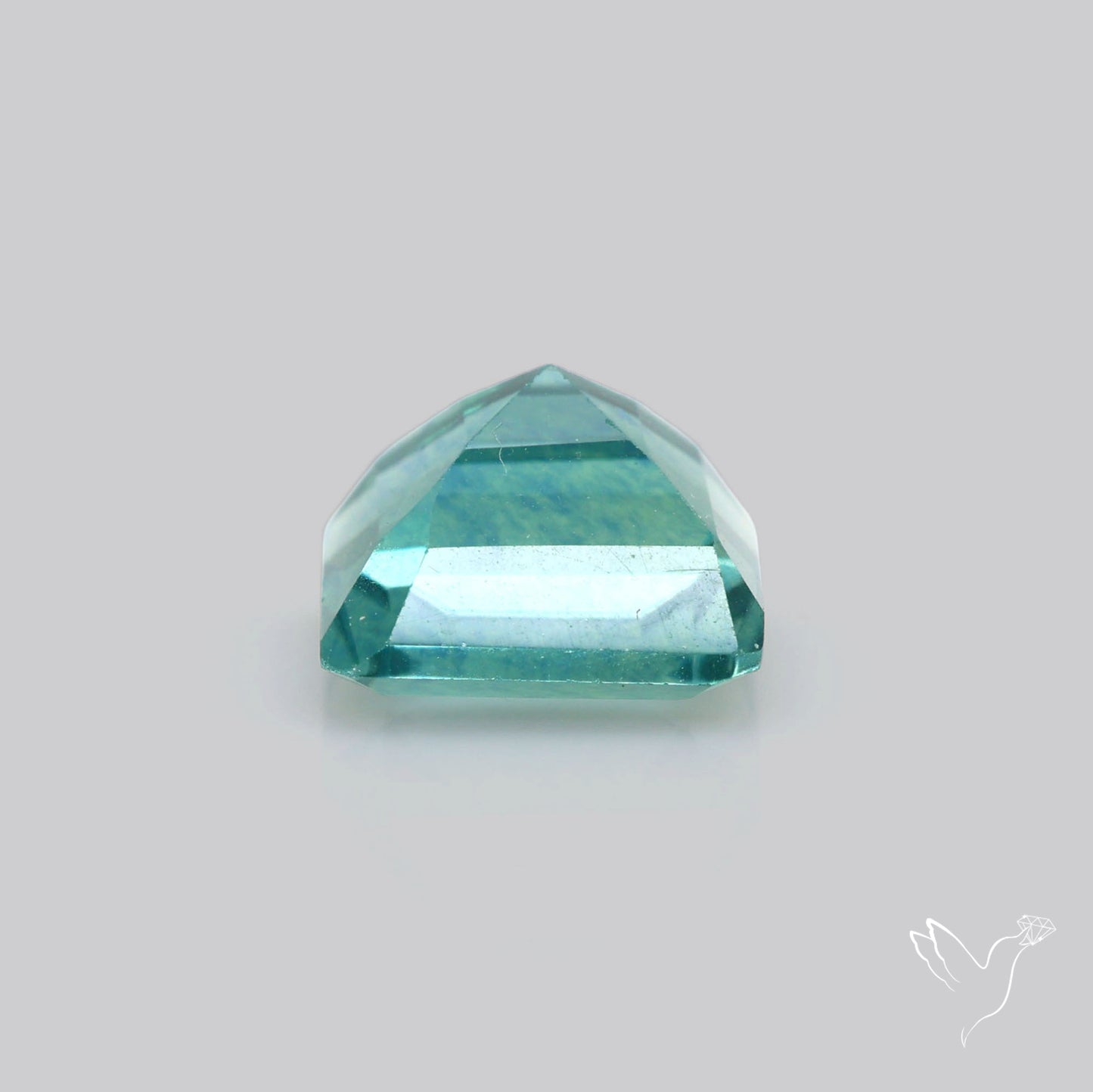 AAA Teal Blue Fluorite Faceted Fine Gemstone