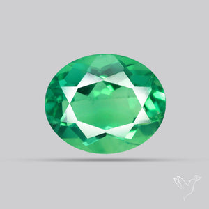 AAA Deep Green Fluorite Faceted Fine Gemstone