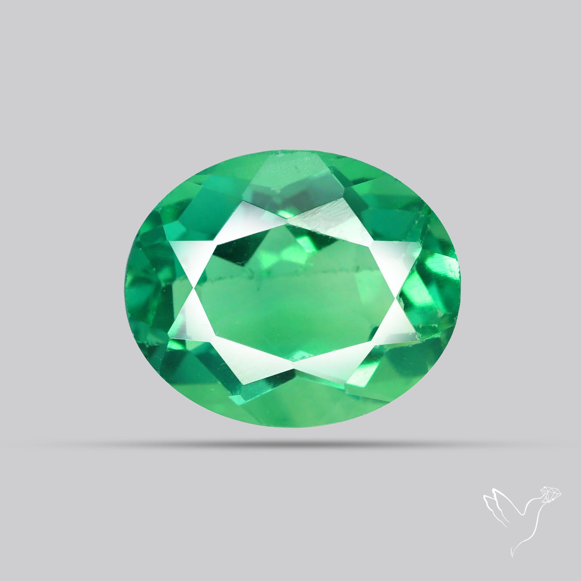 AAA Deep Green Fluorite Faceted Fine Gemstone