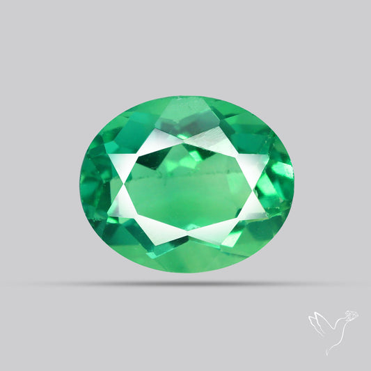 AAA Deep Green Fluorite Faceted Fine Gemstone