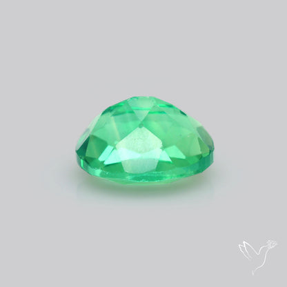 AAA Deep Green Fluorite Faceted Fine Gemstone