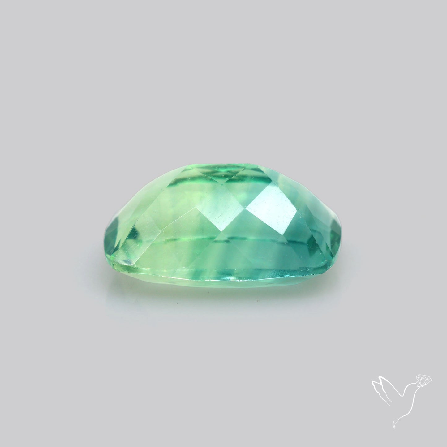 AAA Deep Green Fluorite Faceted Fine Gemstone