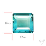 AAA Teal Blue Fluorite Faceted Fine Gemstone