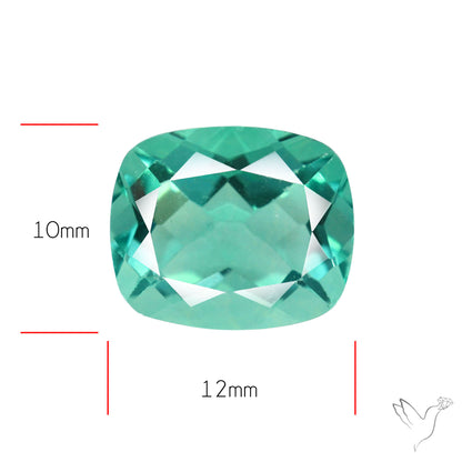 AAA Teal Blue Fluorite Faceted Fine Gemstone