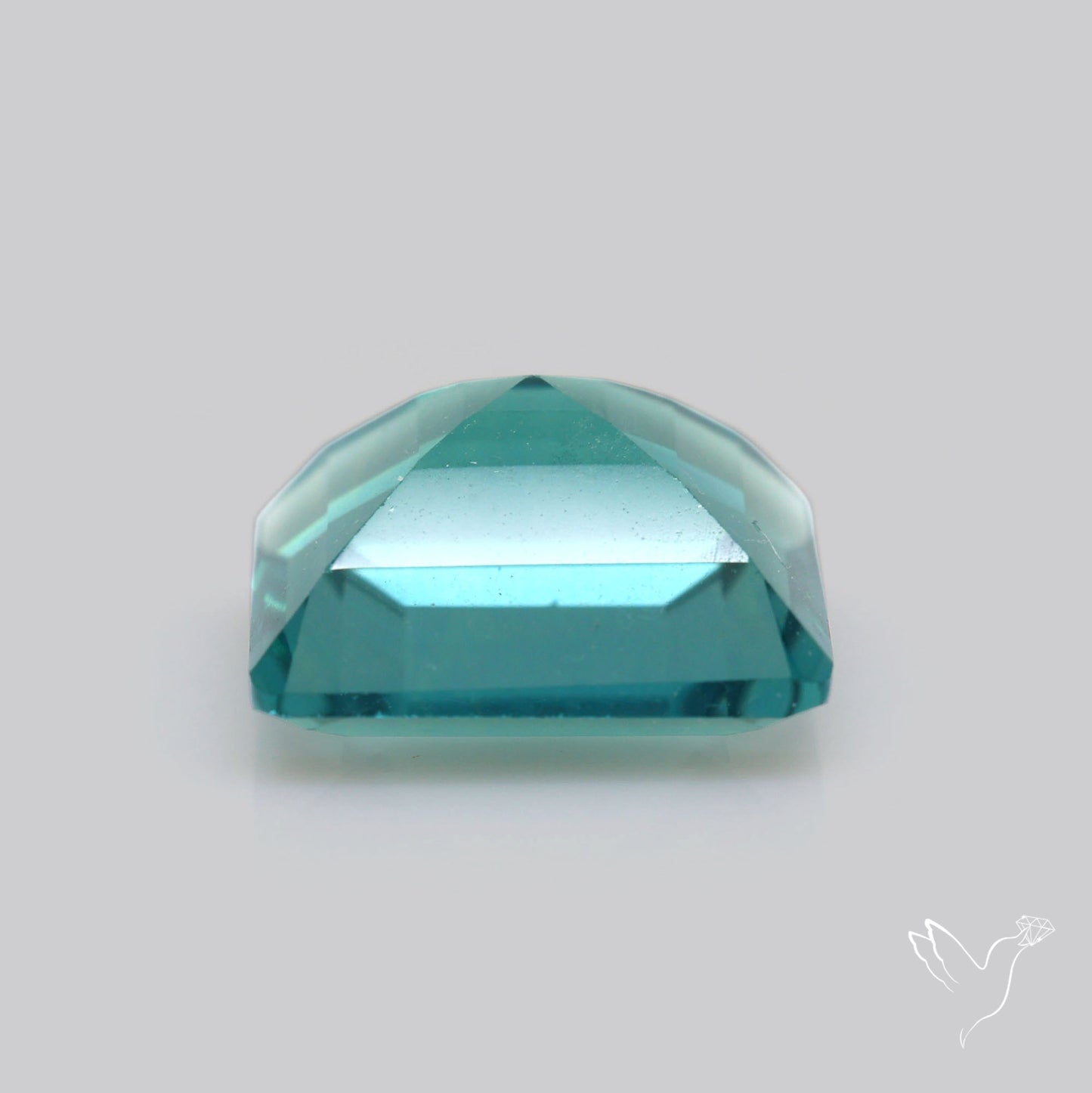 AAA Teal Blue Fluorite Faceted Fine Gemstone