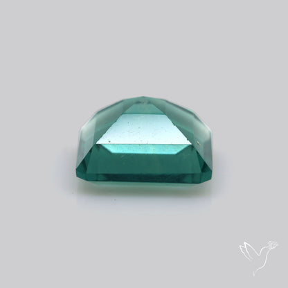 AAA Teal Blue Fluorite Faceted Fine Gemstone