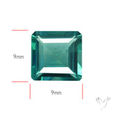 AAA Teal Blue Fluorite Faceted Fine Gemstone