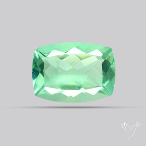 AAA Deep Green Fluorite Faceted Fine Gemstone