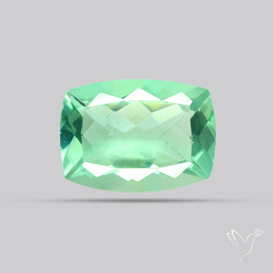 AAA Deep Green Fluorite Faceted Fine Gemstone