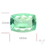 AAA Deep Green Fluorite Faceted Fine Gemstone