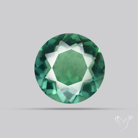 AAA Teal Blue Fluorite Faceted Fine Gemstone