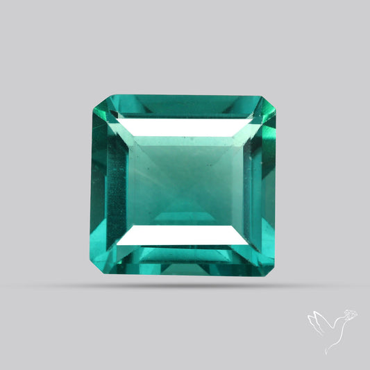 AAA Teal Blue Fluorite Faceted Fine Gemstone