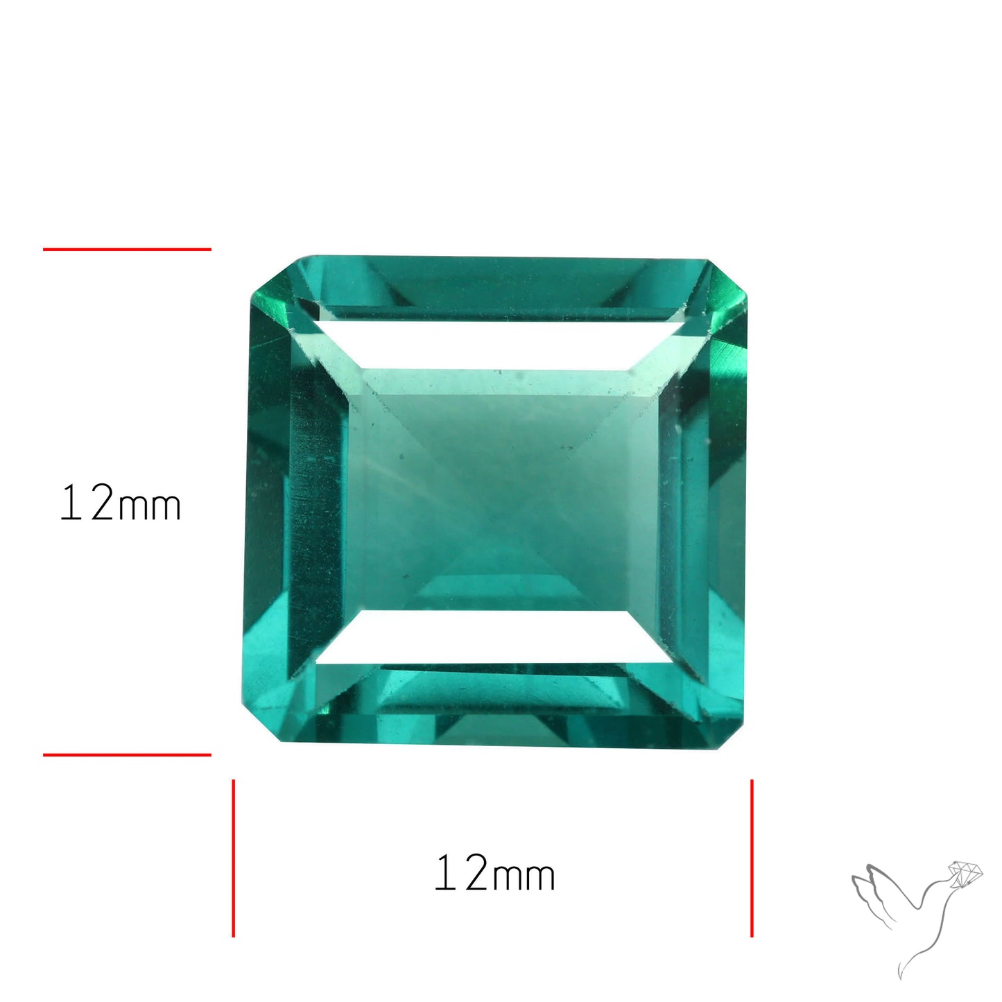 AAA Teal Blue Fluorite Faceted Fine Gemstone