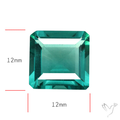 AAA Teal Blue Fluorite Faceted Fine Gemstone