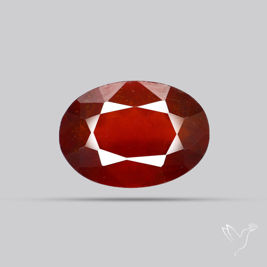 Hessonite Garnet Gemstone Faceted Fine Gemstone