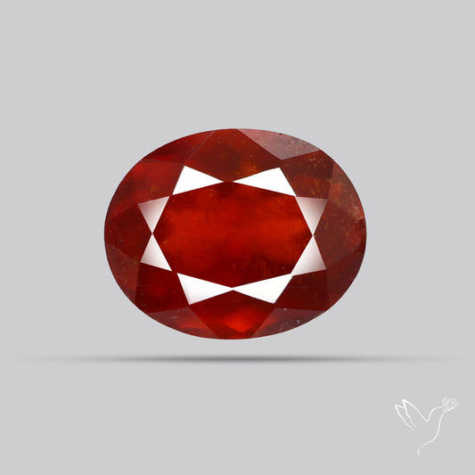 Hessonite Garnet Gemstone Faceted Fine Gemstone