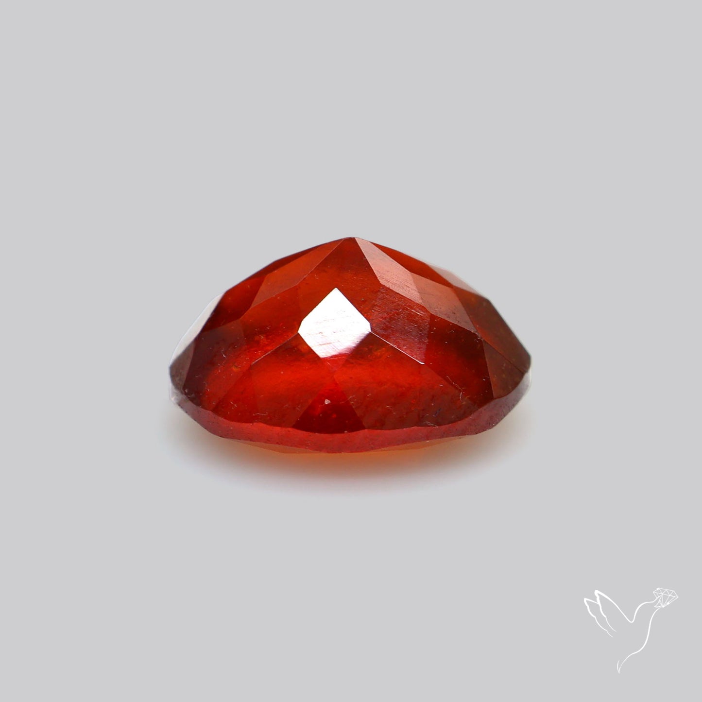 Hessonite Garnet Gemstone Faceted Fine Gemstone