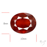 Hessonite Garnet Gemstone Faceted Fine Gemstone
