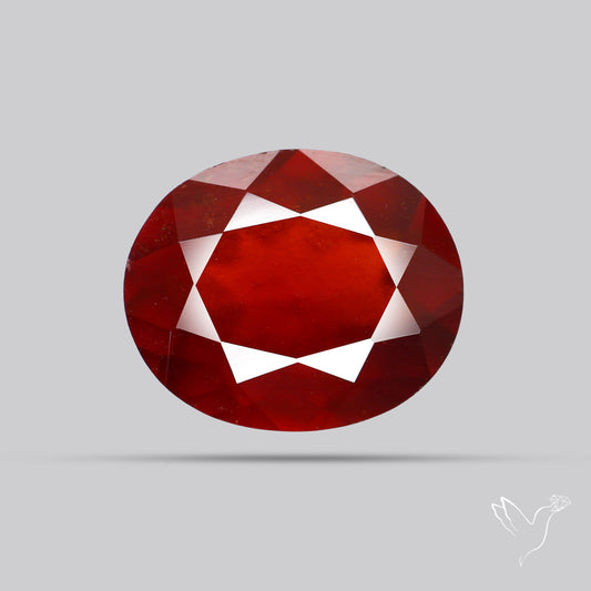 Hessonite Garnet Gemstone Faceted Fine Gemstone