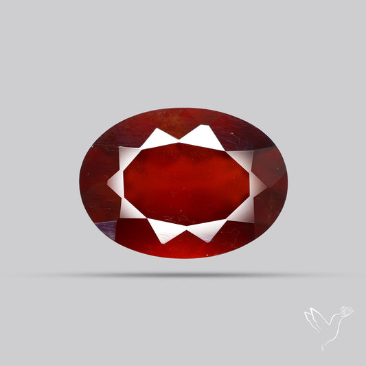 Hessonite Garnet Gemstone Faceted Fine Gemstone
