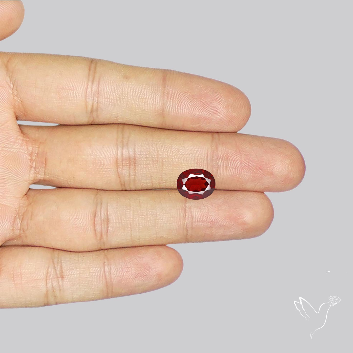 Hessonite Garnet Gemstone Faceted Fine Gemstone