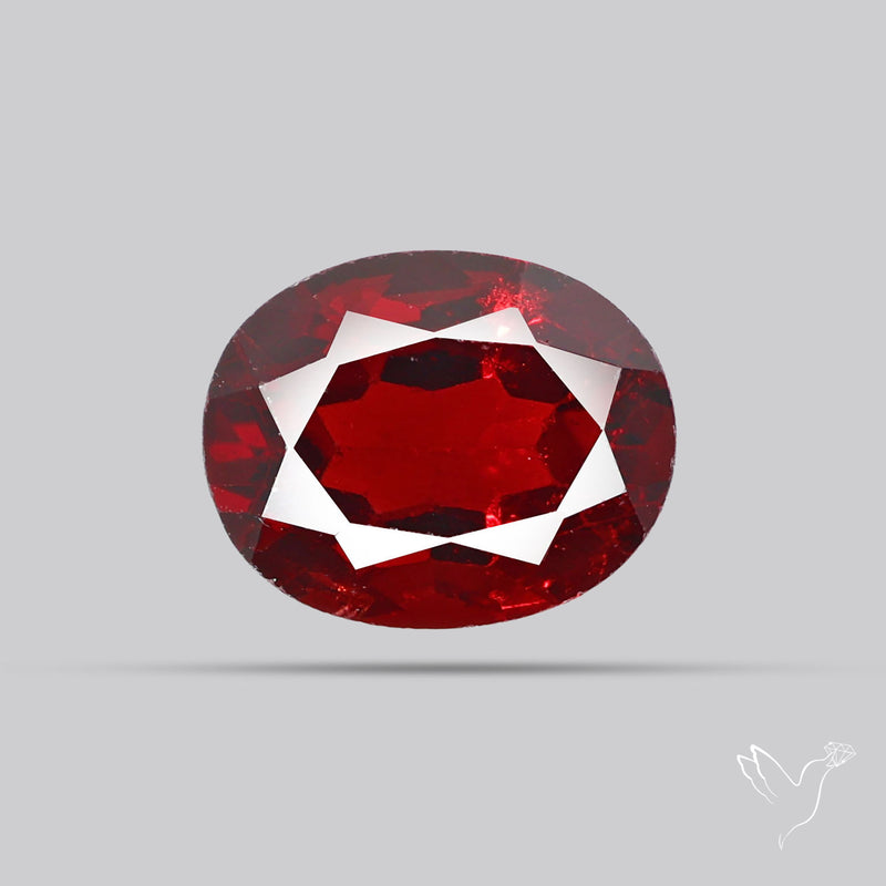 Hessonite Garnet Gemstone Faceted Fine Gemstone