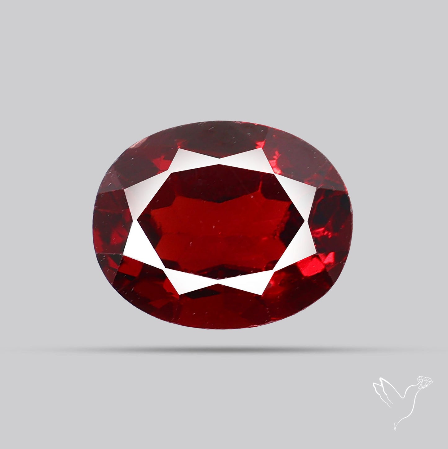 Hessonite Garnet Gemstone Faceted Fine Gemstone