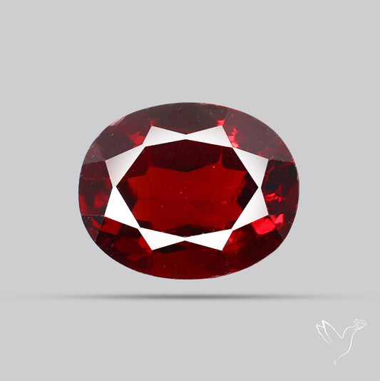 Hessonite Garnet Gemstone Faceted Fine Gemstone
