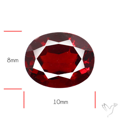Hessonite Garnet Gemstone Faceted Fine Gemstone
