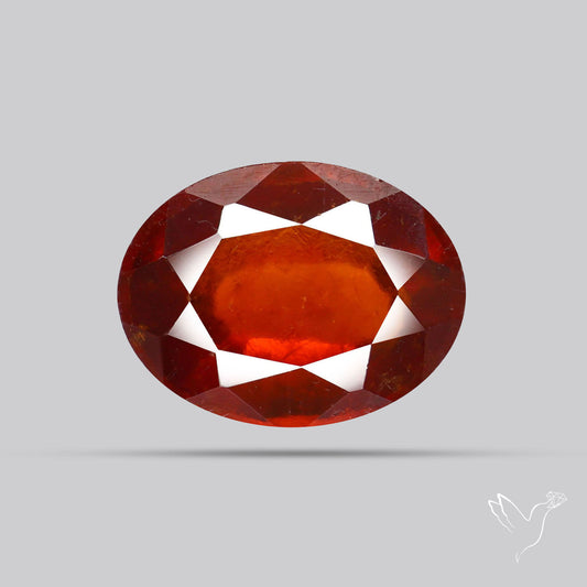Hessonite Garnet Gemstone Faceted Fine Gemstone