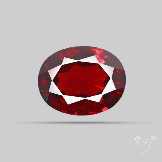 Hessonite Garnet Gemstone Faceted Fine Gemstone
