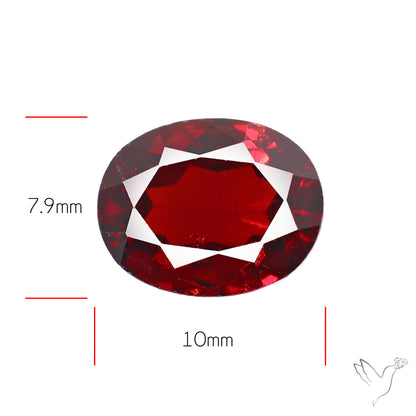 Hessonite Garnet Gemstone Faceted Fine Gemstone
